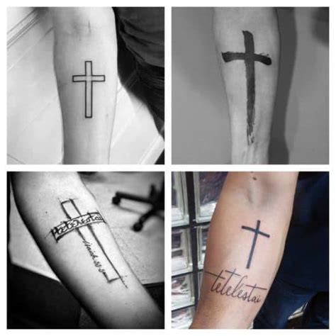 Tatuagem de Cruz / Crucifixo – 100 Ideias。